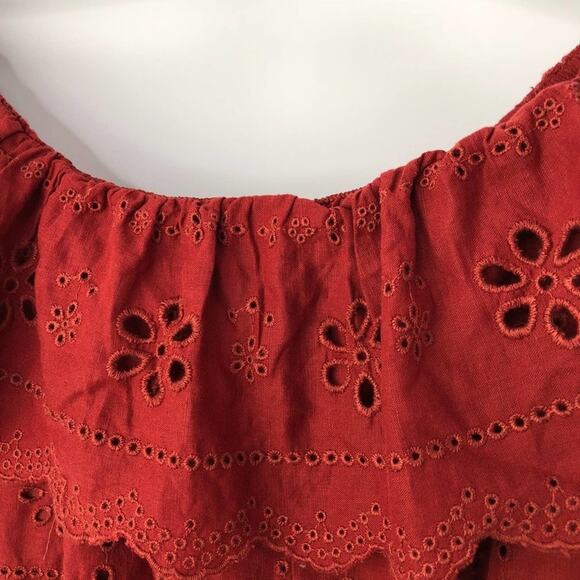 Zara Embroidered Perforated Jumpsuit - Picture 6 of 8